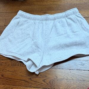Aerie Light Gray Athletic Shorts